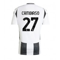 Juventus Andrea Cambiaso #27 Fotballklær Hjemmedrakt 2024-25 Kortermet